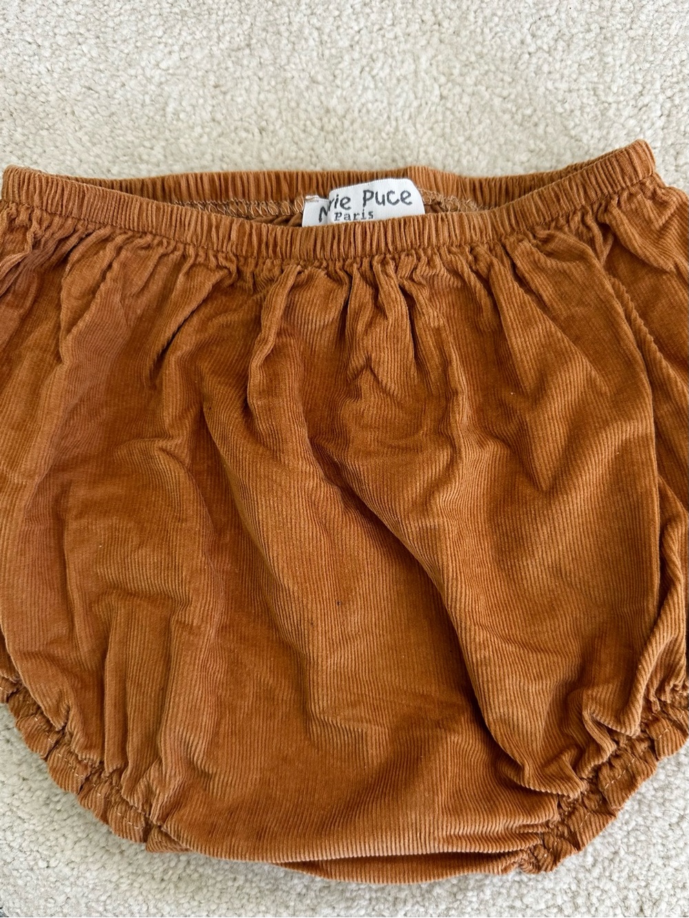 NWOT Kids Corduroy Bloomers - Rust Brown